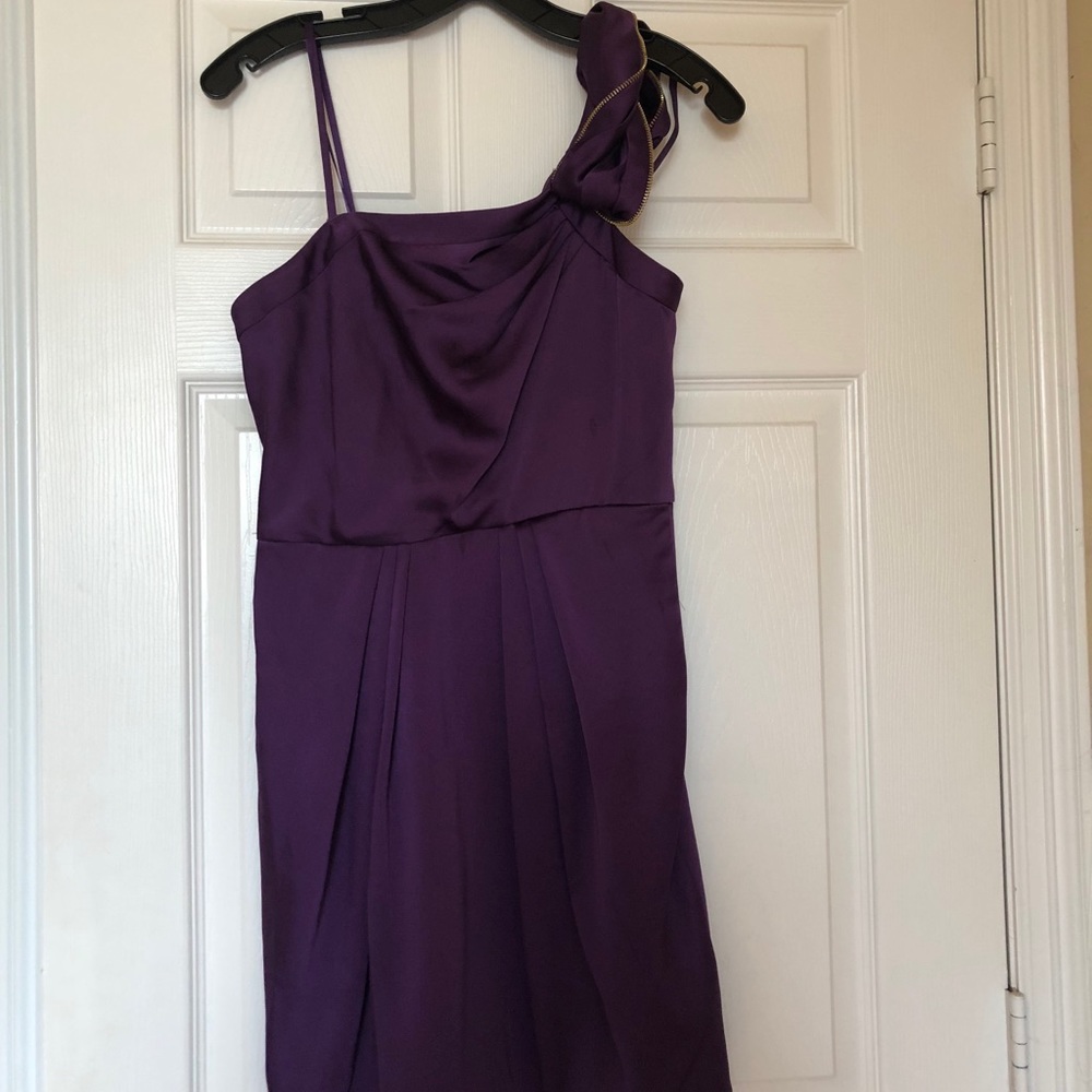 ROYALTY: BCBG One Shoulder Dress
